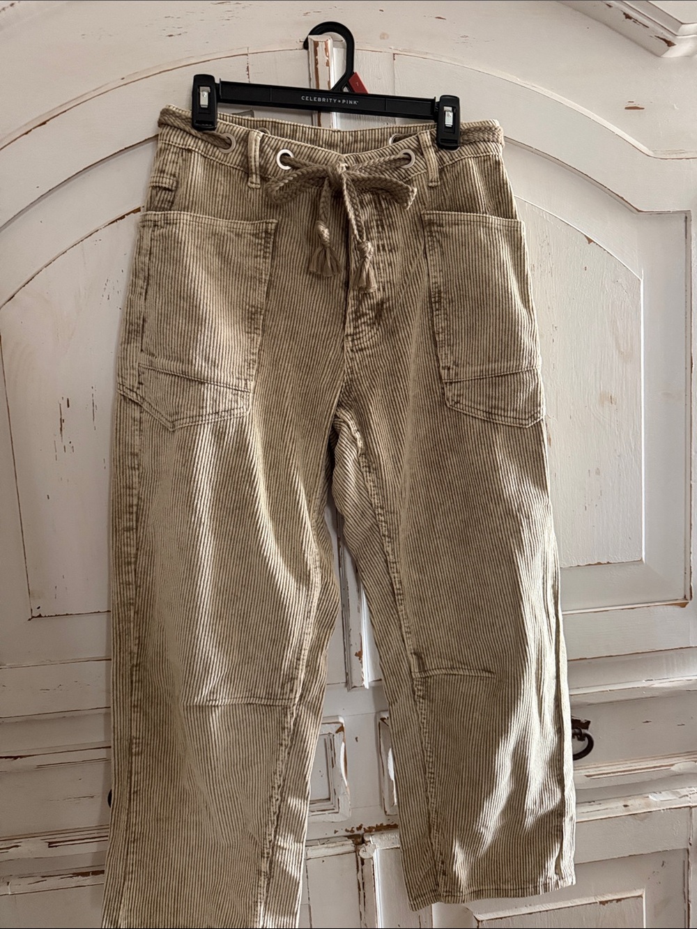 bohme women’s  Olive colored Corduroy Drawstring Pants